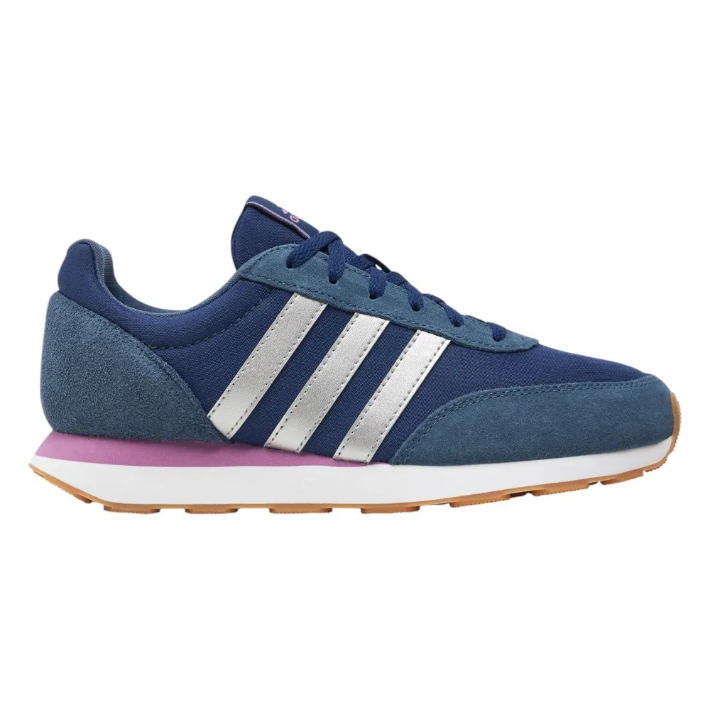 ZAPATILLAS ADIDAS RUN 60S 3.0 AZUL MARINO PLATEADO IE3809 CASUAL MUJER