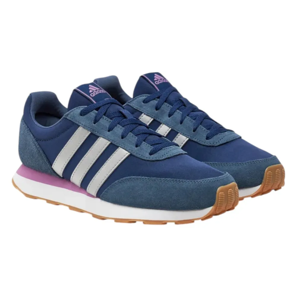 ZAPATILLAS ADIDAS RUN 60S 3.0 AZUL MARINO PLATEADO IE3809 CASUAL MUJER