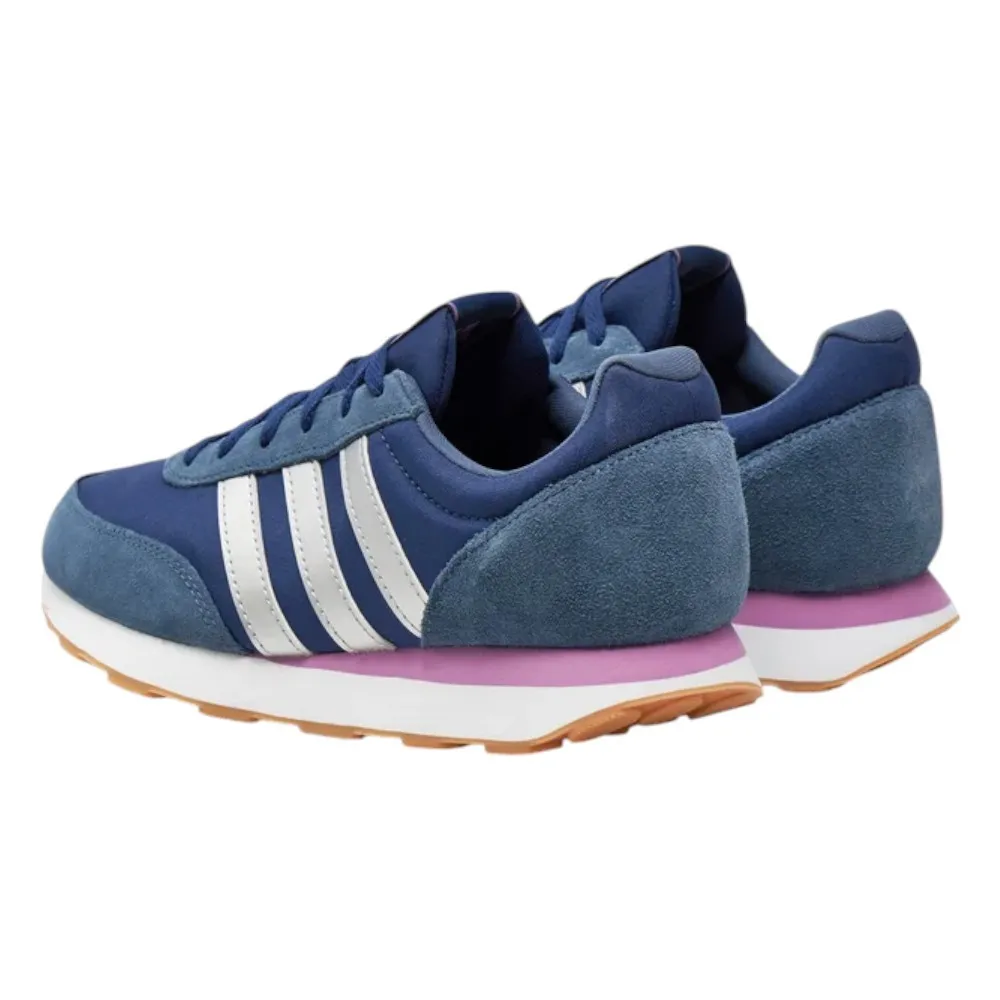 ZAPATILLAS ADIDAS RUN 60S 3.0 AZUL MARINO PLATEADO IE3809 CASUAL MUJER