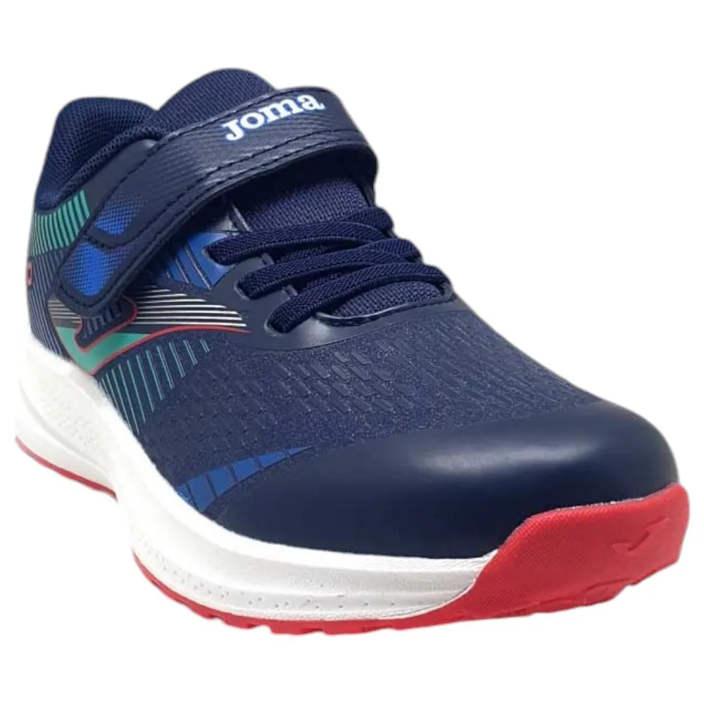 ZAPATILLAS JOMA JR30 JR 2403 AZUL MARINO ROJO VERDE JR30W2403V RUNNING NIÑO