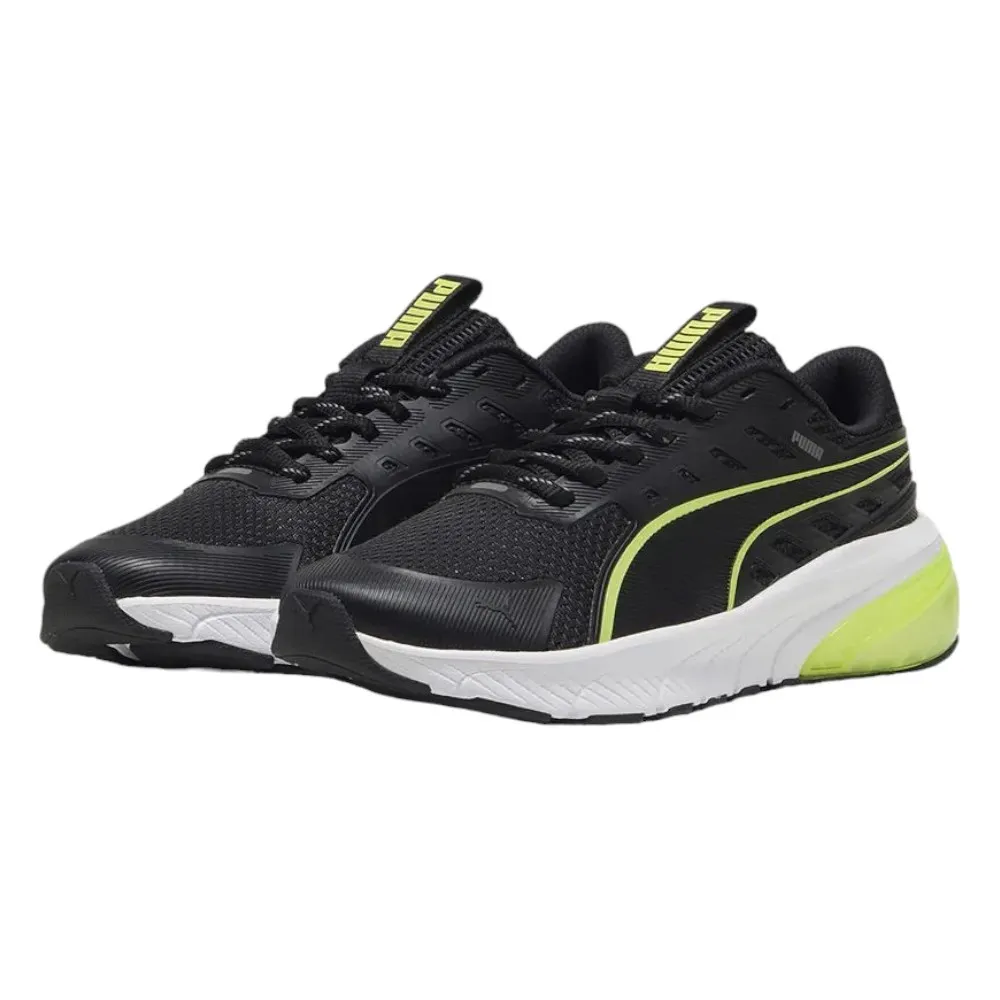 ZAPATILLAS PUMA CELL GLARE JR NEGRO VERDE BLANCO 310541-03 RUNNING NIÑOS