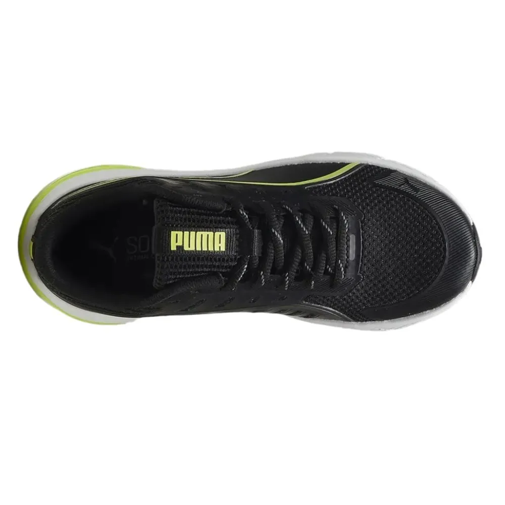 ZAPATILLAS PUMA CELL GLARE JR NEGRO VERDE BLANCO 310541-03 RUNNING NIÑOS