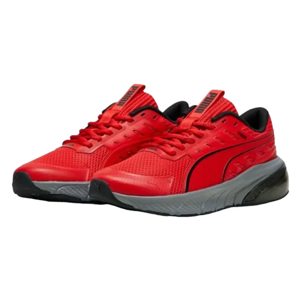 ZAPATILLAS PUMA CELL GLARE JR ROJO NEGRO GRIS 310541-02 RUNNING NIÑOS