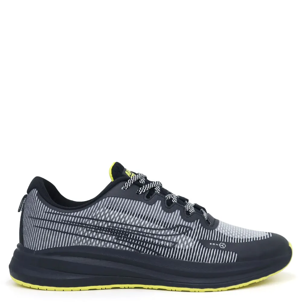 Zapatillas Running Hombre APOLO AH23-32 Negro Gris