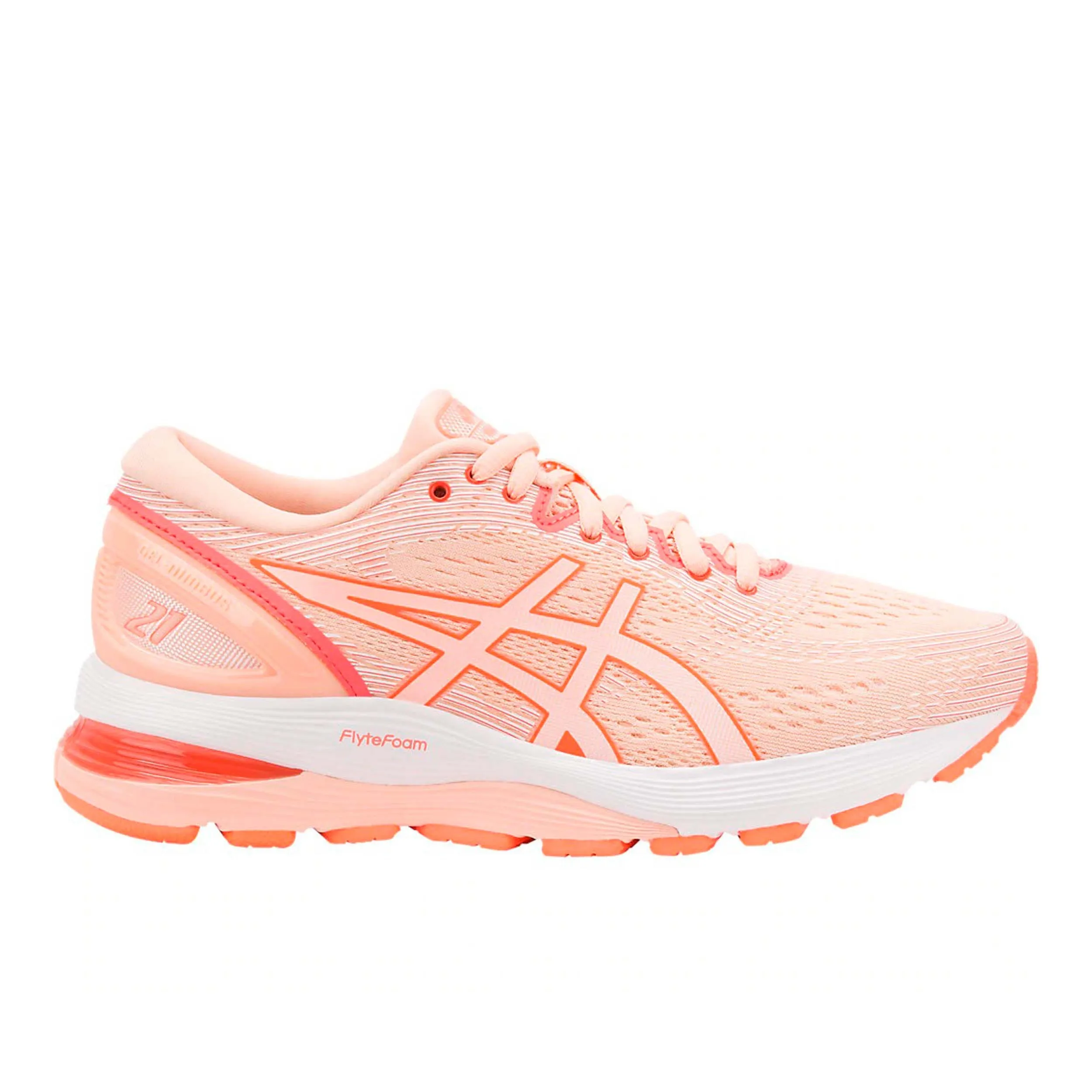 Zapatillas Running Mujer Asics Gel-Nimbus 21 Rosada