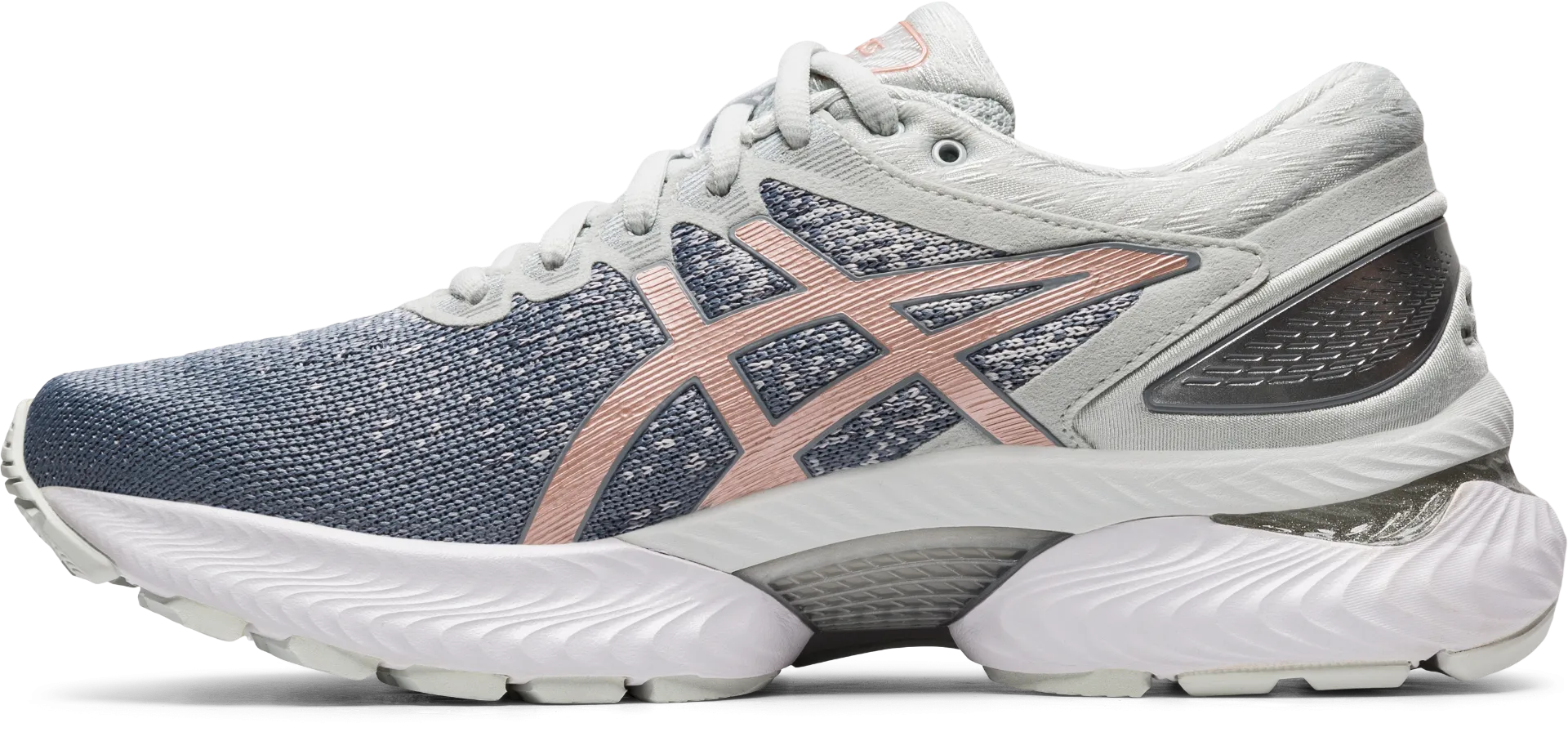 Zapatillas Running Mujer Asics Gel-Nimbus 22 Knit Gris