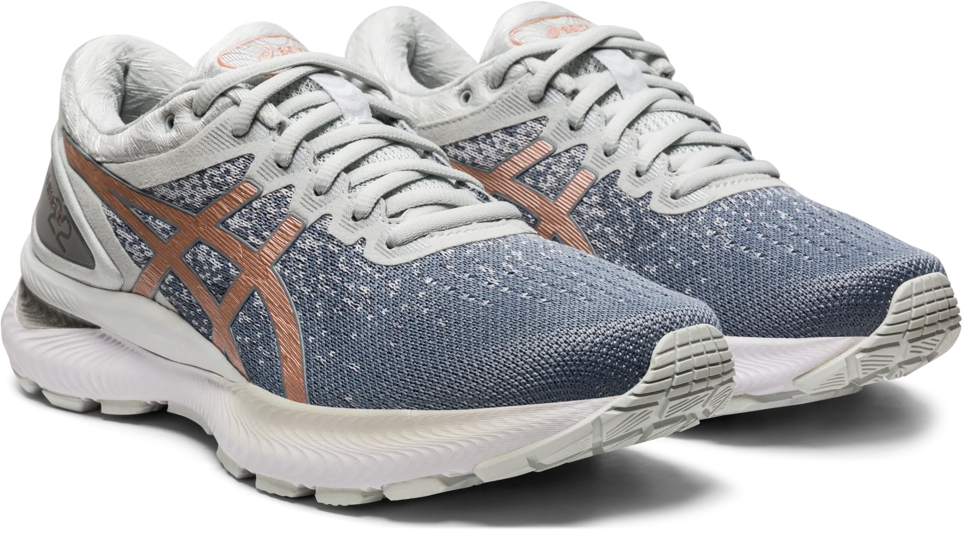 Zapatillas Running Mujer Asics Gel-Nimbus 22 Knit Gris