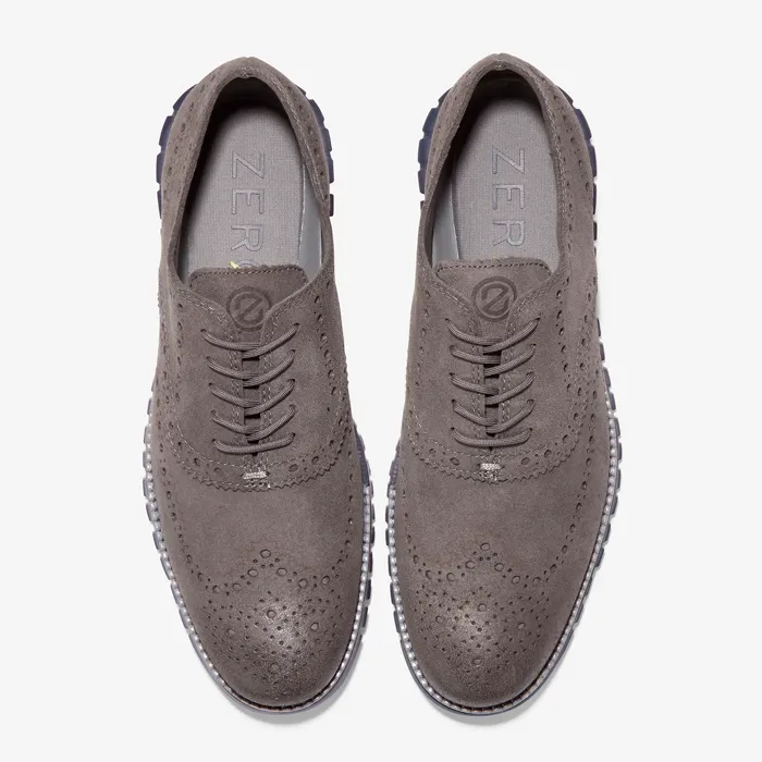 Zapato Casual ZERØGRAND Wingtip Oxford Navy