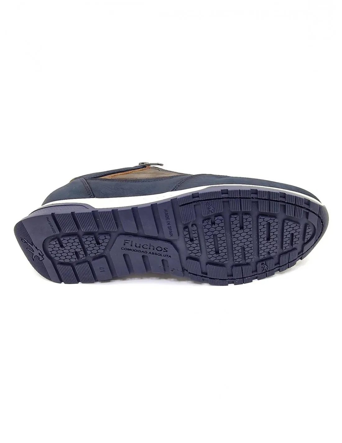 Zapato de hombre Fluchos en azul marino F1603