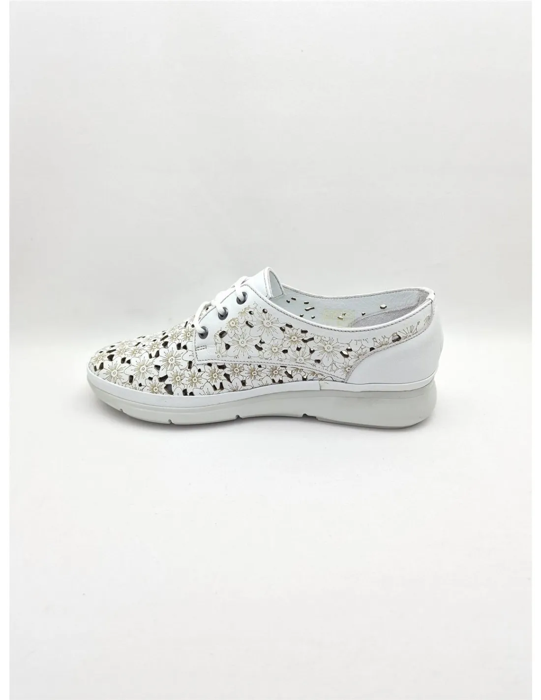 Zapato de mujer Treintas en blanco L-800