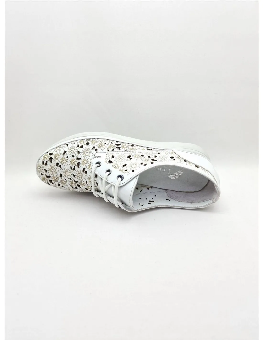 Zapato de mujer Treintas en blanco L-800