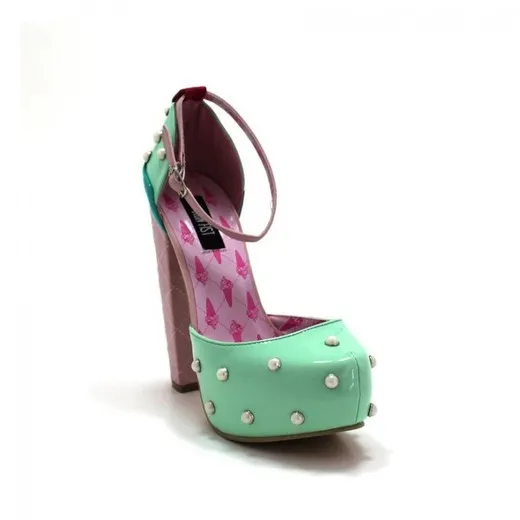 Zapato Ironfist Lick Me Plataform Mint