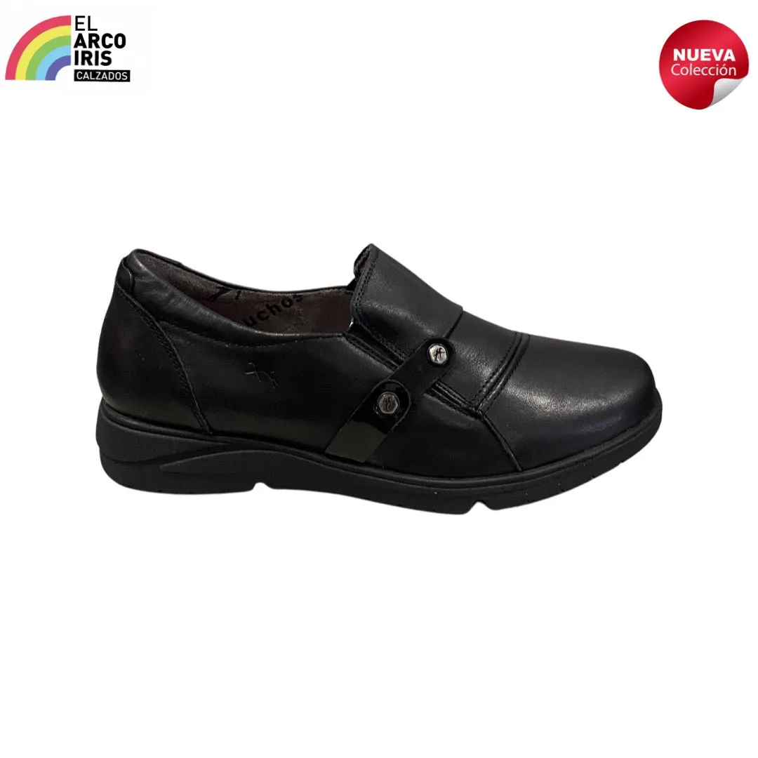 ZAPATO MUJER FLUCHOS F 1567 NEGRO