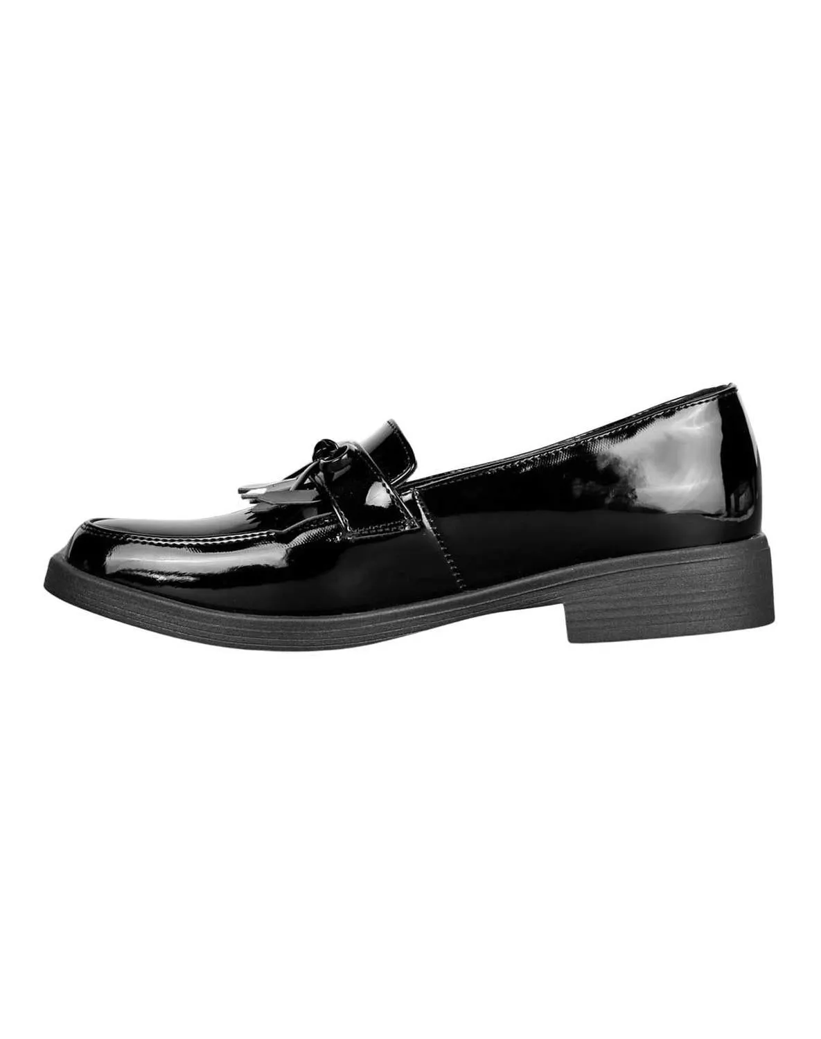 Zapato Mujer Mocasin Vestir Piso Negro Stfashion 22904100