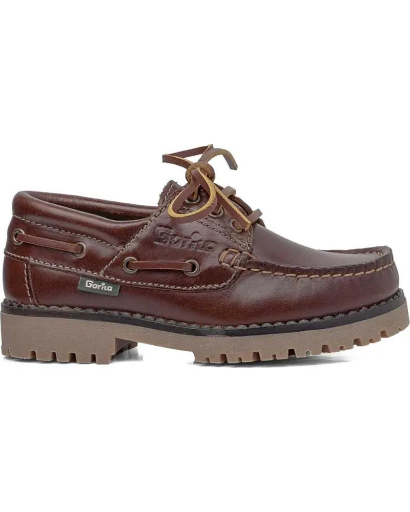 Zapatos de Hombre y Niño GORILA NAUTICO CORDON MARRON