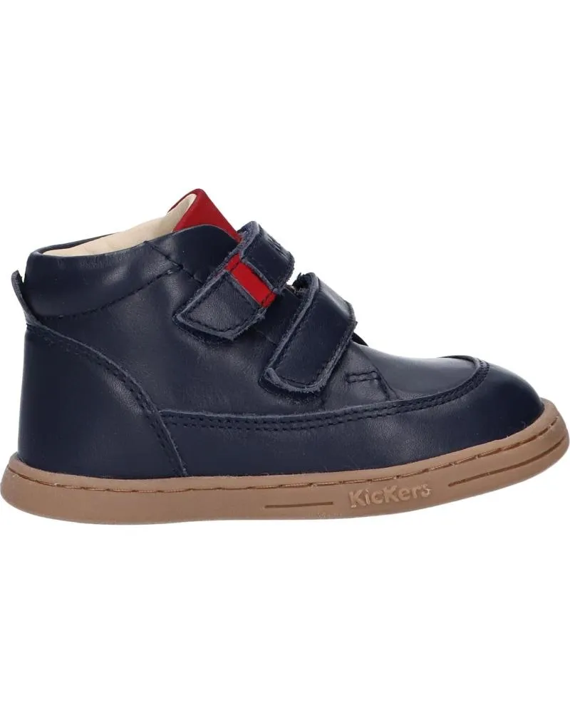 Zapatos de Niña y Niño KICKERS 910731-10 TRACTOK 10 MARINE