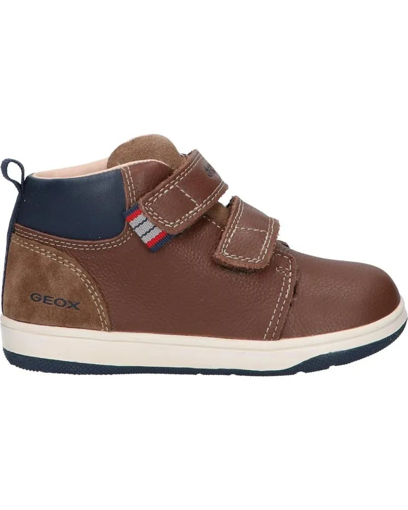 Zapatos de Niño GEOX B261LC 04622 B NEW FLICK BOY C0947 BROWN-NAVY