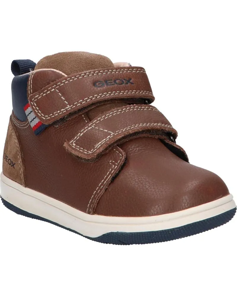 Zapatos de Niño GEOX B261LC 04622 B NEW FLICK BOY C0947 BROWN-NAVY