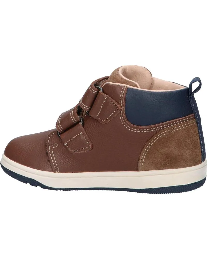 Zapatos de Niño GEOX B261LC 04622 B NEW FLICK BOY C0947 BROWN-NAVY