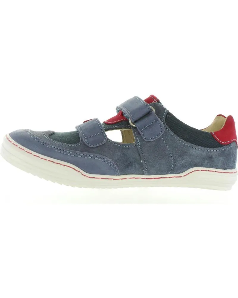 Zapatos de Niño KICKERS 414590-30 JYKROI 53 BLEU ROUGE