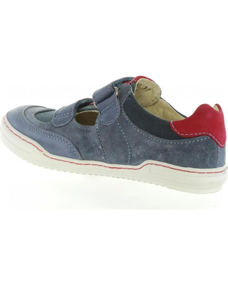 Zapatos de Niño KICKERS 414590-30 JYKROI 53 BLEU ROUGE