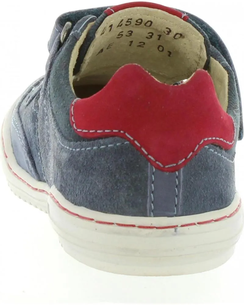 Zapatos de Niño KICKERS 414590-30 JYKROI 53 BLEU ROUGE