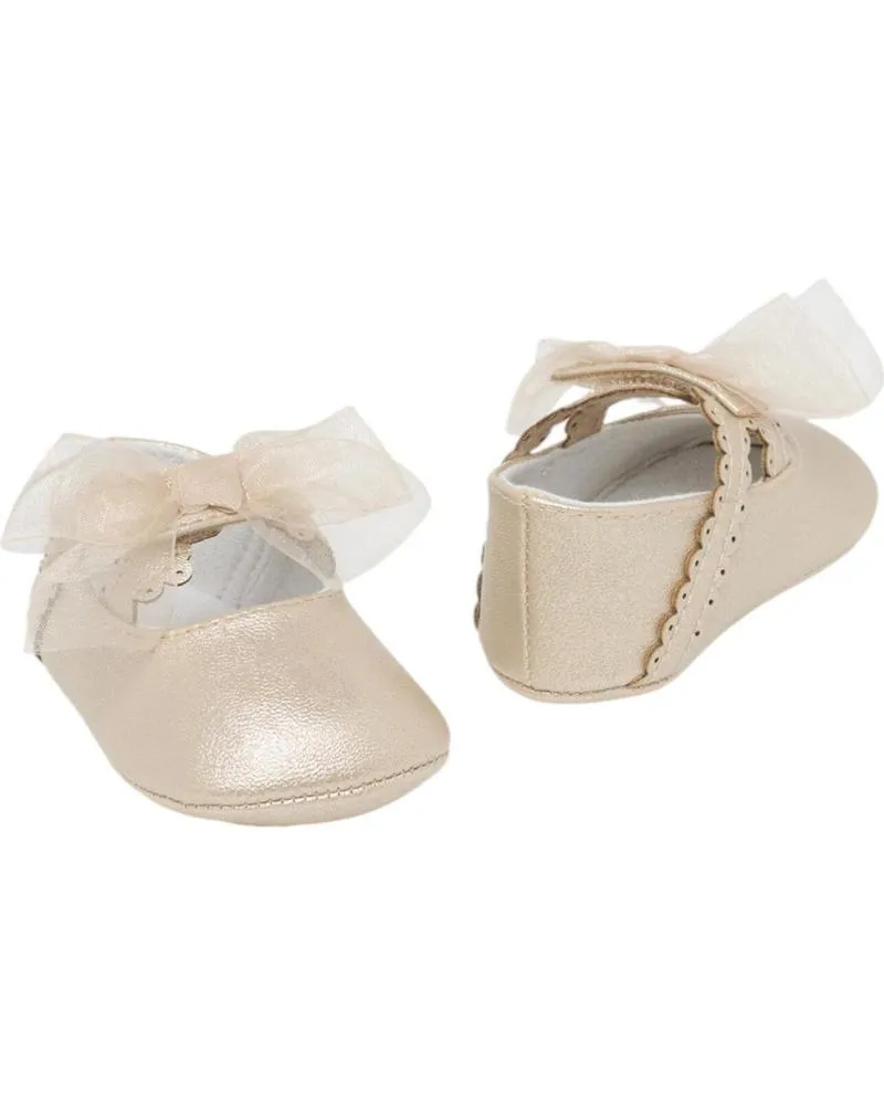 Zapatos MAYORAL  de Niña BEBE 9791 MERCEDITA CEREMONIA BEBE  GOLD