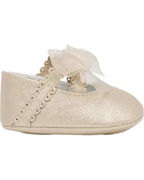 Zapatos MAYORAL  de Niña BEBE 9791 MERCEDITA CEREMONIA BEBE  GOLD