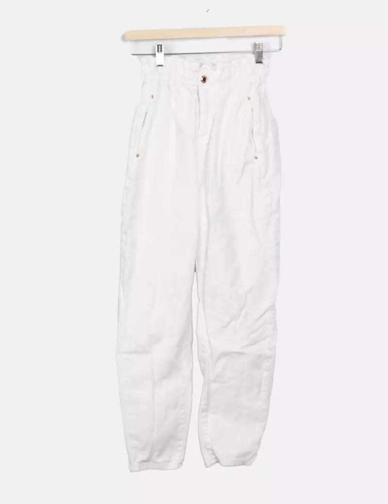 Zara Jean blanco baggy