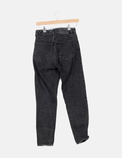 Zara Pantalón denim gris