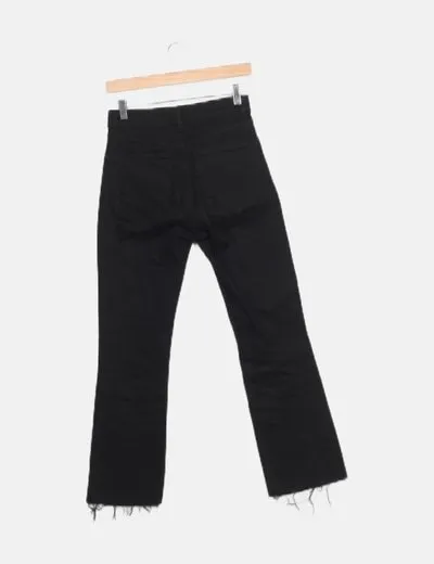 Zara Pantalón denim negro