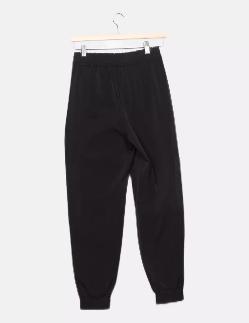 Zara Pantalón negro cargo