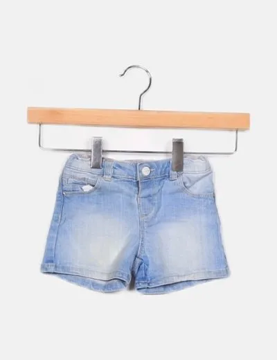 Zara Short denim azul