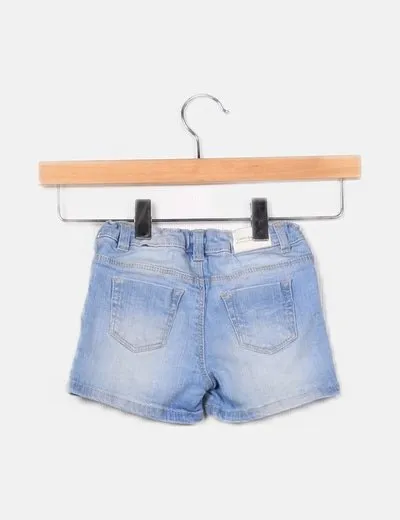 Zara Short denim azul