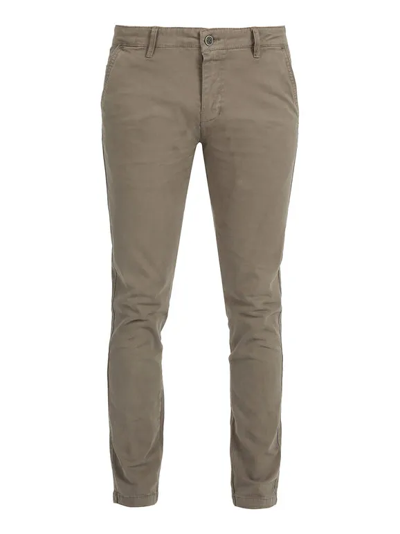 Zeta Pantalón casual de algodón para hombre.