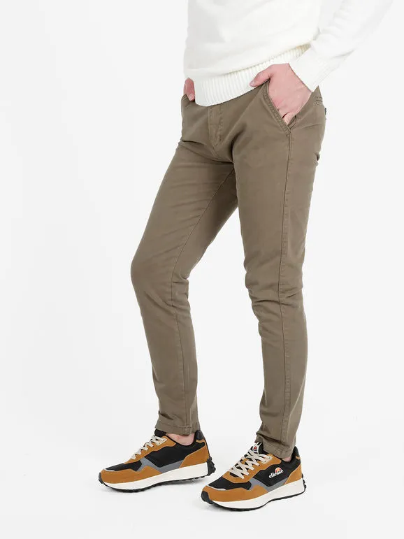 Zeta Pantalón casual de algodón para hombre.